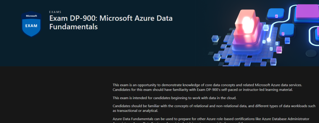 Pasé el DP-900: Azure Data Fundamentals. Acá algunos tips