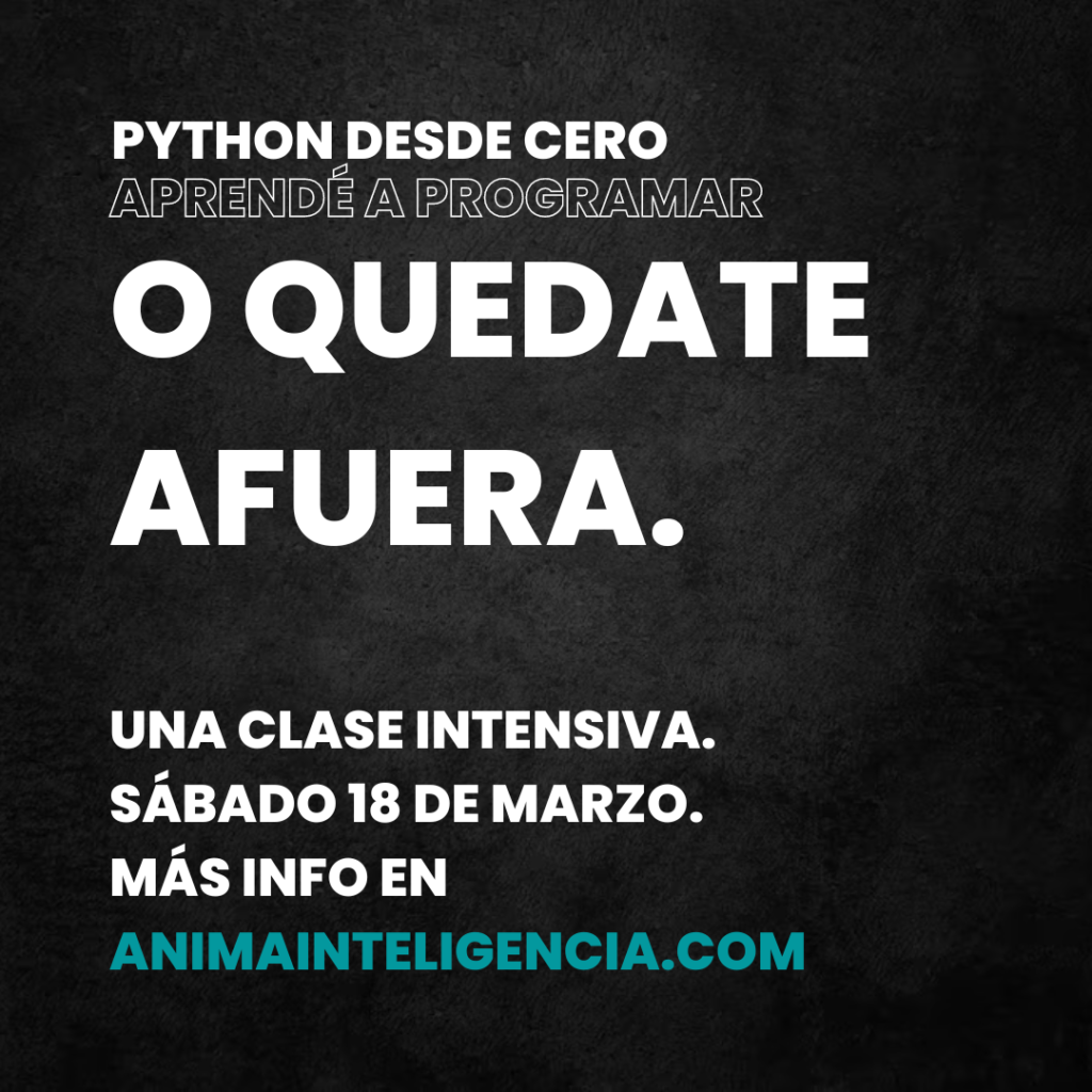 ÁnimaData presenta: Curso de Python Desde Cero