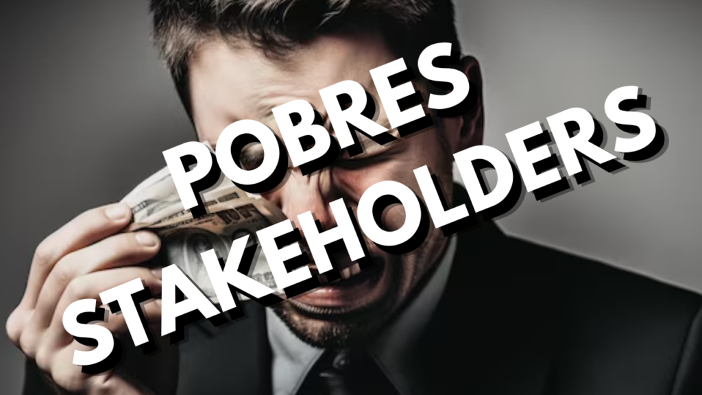 Pobres Stakeholders #datacharlas